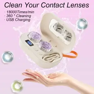 1Pcs Contact Lens Cleaner High Frequency Vibration