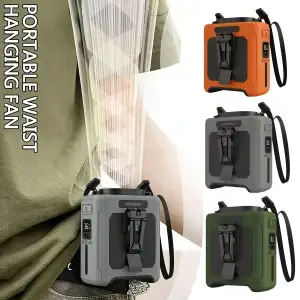 10000mAh Portable Mini Waist Fan Wearable Personal Fan