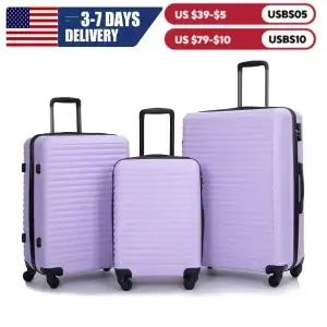 Travelhouse 3 Piece Hard side Luggage Set