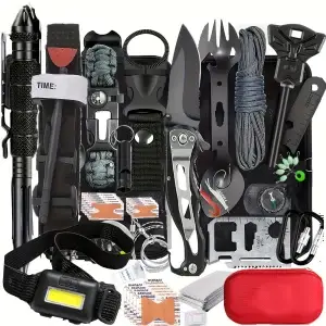 Ultimate Survival Gear Kit, 20-in-1