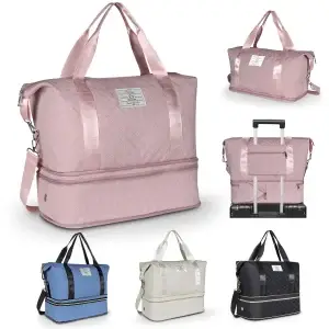 Travel Bag  Large Capacity, Wheels, Shoulder & Hand Carry