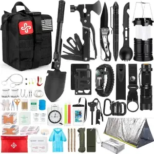 50Pcs Emergency Survival Kit with First Aid