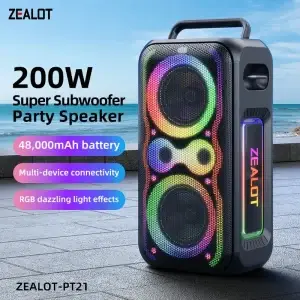 ZEALOT-PT21 200W Portable Bluetooth Speaker